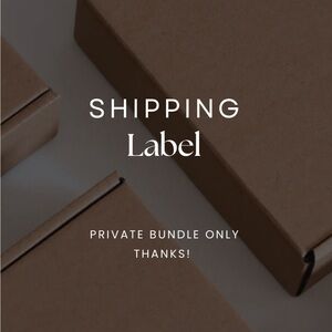 private shipping label